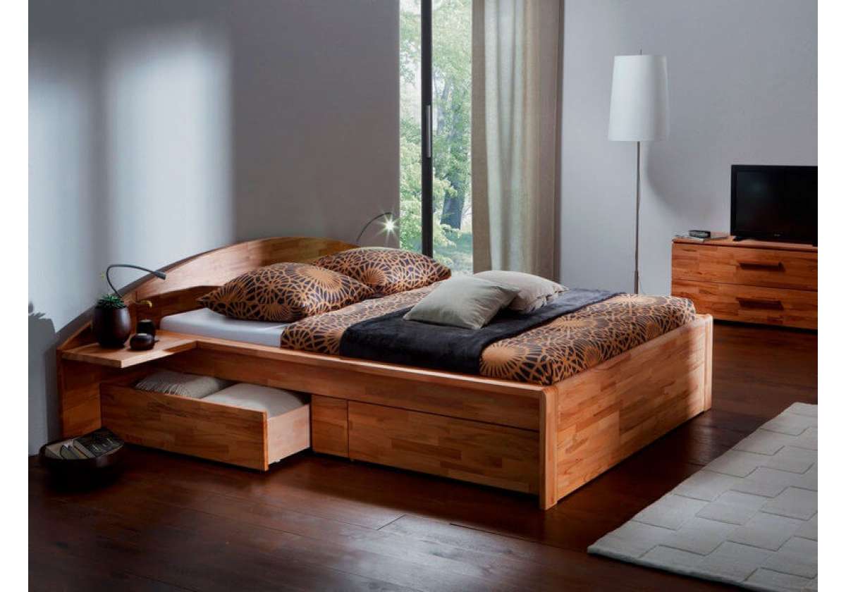 Кровать из массива дерева. Фото деревянных кроватей | Деревянные кровати, Кровати, Дизайны кровати