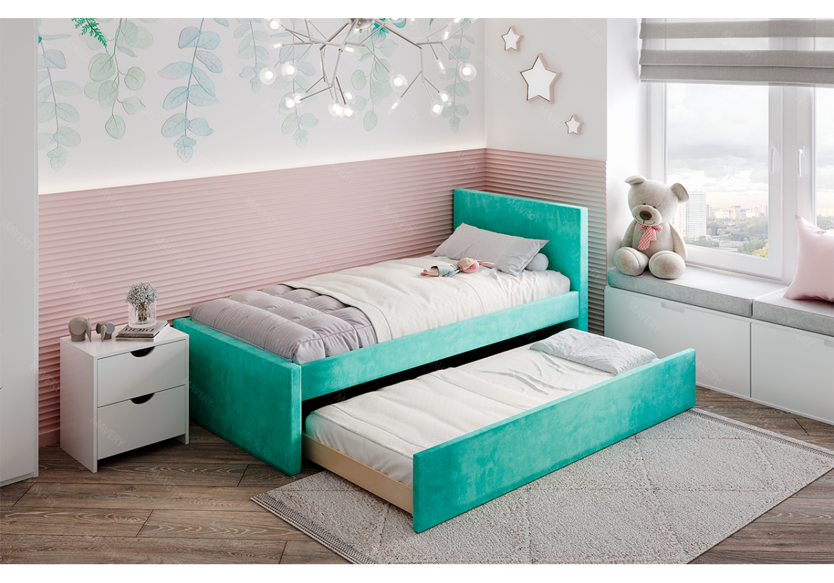 Детские выдвижные кровати для двоих детей - купить выдвижную кровать от производителя в Москве