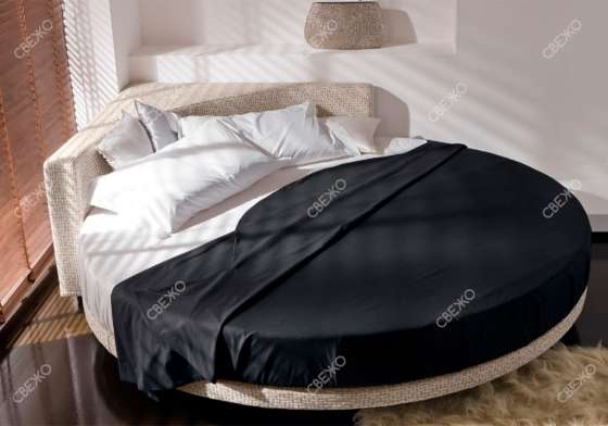 Круглые двуспальные кровати в интерьере спальни: стильно и необычно